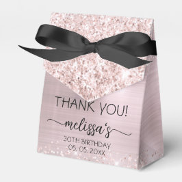 誕生日バラ金ゴールドグリッターモノグラム名ありがとう フェイバーボックス