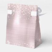 誕生日バラ金ゴールドグリッターモノグラム名ありがとう フェイバーボックス (裏面サイド)