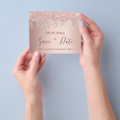 誕生日バラ金ゴールドシルバーバジェット保存日 チラシ (手)