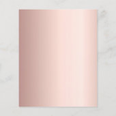 誕生日バラ金ゴールドパンパフローラ予算招待状 チラシ (裏面)