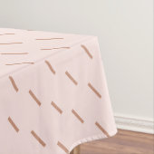 誕生日バラ金ゴールドピンクグリッターパターンモノグラム テーブルクロス (インサイチュ)