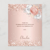 誕生日バラ金ゴールドフローラ予算ありがとうご注意 チラシ (裏面)