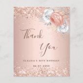 誕生日バラ金ゴールドフローラ予算ありがとうご注意 チラシ (正面)