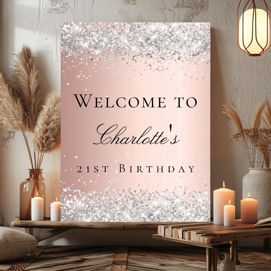 誕生日バラ金ゴールド赤面シルバーウェルカム ポスター