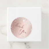 誕生日バラ金ゴールド銀グリッターダストユーザ フェイバータグ (インサイチュ)