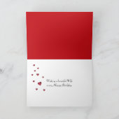 誕生日バラ カード (内部)