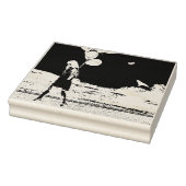 誕生日バルーンとレイベン ラバースタンプ (スタンプ)