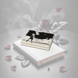 誕生日バルーンとレイベン ラバースタンプ