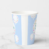 誕生日バルーンのカスタマイズ可能な紙カップ青 紙コップ (右)