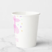 誕生日バルーンアニマルズピンクパステルパーティー 紙コップ (左)