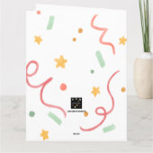 誕生日バルーンカード カード (裏面)