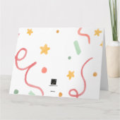 誕生日バルーンカード カード (裏面)