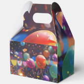 誕生日バルーンギフトボックスの説明： フェイバーボックス (正面)