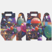 誕生日バルーンギフトボックスの説明： フェイバーボックス (見開き)