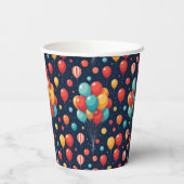 誕生日バルーンデザイン 紙コップ (裏面)