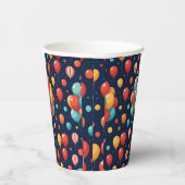 誕生日バルーンデザイン 紙コップ (右)