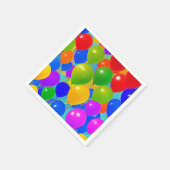 誕生日バルーンナプキン スタンダードカクテルナプキン (角)