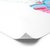 誕生日バルーンプリント ポスター (角)