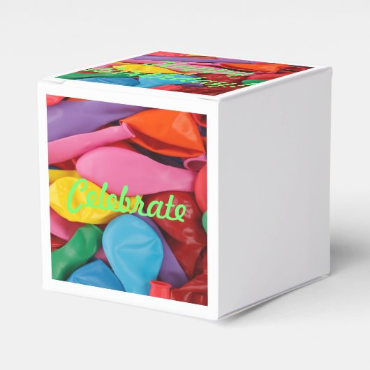 誕生日バルーンボックス！ フェイバーボックス (正面サイド)