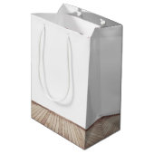 誕生日バルーン及びタビー猫 ミディアムペーパーバッグ (裏面アングル)