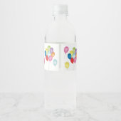 誕生日バルーン水ボトルラベル ペットボトルラベル (裏面)