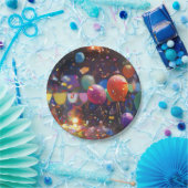 誕生日バルーン紙ボウル ペーパープレート (パーティー)