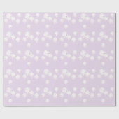 誕生日バルーン薄紫包装紙 ラッピングペーパー (フラット)