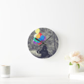 誕生日バルーン類型 ラウンド壁時計 (ホーム)