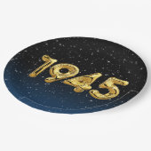 誕生日バルーン1945星 ペーパープレート (アングル)