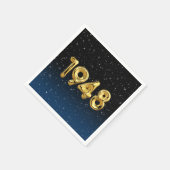 誕生日バルーン1948星ナプキンス スタンダードカクテルナプキン (角)