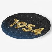 誕生日バルーン1954星 ペーパープレート (アングル)