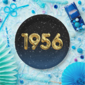 誕生日バルーン1956星紙プレート ペーパープレート (パーティー)