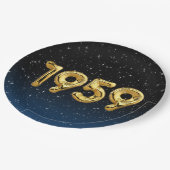 誕生日バルーン1959星紙プレート ペーパープレート (アングル)