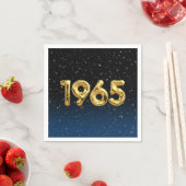誕生日バルーン1965星ナプキンス スタンダードカクテルナプキン (インサイチュ)
