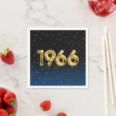 誕生日バルーン1966星ナプキンス スタンダードカクテルナプキン (インサイチュ)