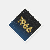 誕生日バルーン1966星ナプキンス スタンダードカクテルナプキン (角)