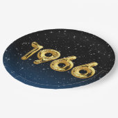 誕生日バルーン1966星 ペーパープレート (アングル)