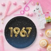 誕生日バルーン1967星紙プレート ペーパープレート (パーティー)