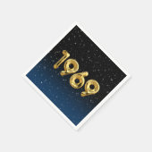 誕生日バルーン1969 In Stars Napkins スタンダードカクテルナプキン (角)