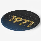 誕生日バルーン1971星 ペーパープレート (アングル)
