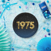 誕生日バルーン1975星 ペーパープレート (パーティー)