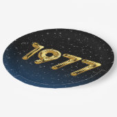 誕生日バルーン1977星 ペーパープレート (アングル)