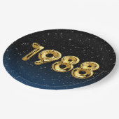 誕生日バルーン1988星 ペーパープレート (アングル)