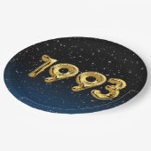 誕生日バルーン1993星 ペーパープレート (アングル)