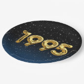 誕生日バルーン1995星 ペーパープレート (アングル)