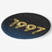 誕生日バルーン1997星 ペーパープレート (アングル)