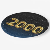誕生日バルーン2000星 ペーパープレート (アングル)