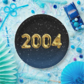 誕生日バルーン2004星紙プレート ペーパープレート (パーティー)