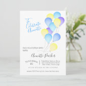 誕生日バルーン50th誕生日パーティー 招待状 (スタンド正面)