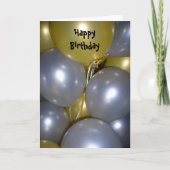 誕生日バルーン カード (正面)